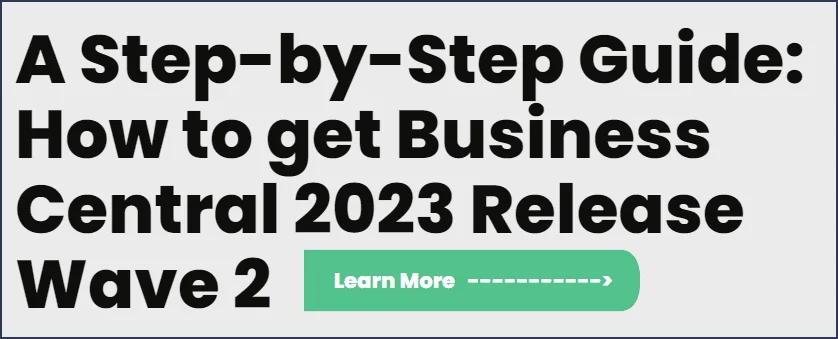 How to get Business Central 2023 Release Wave 2
